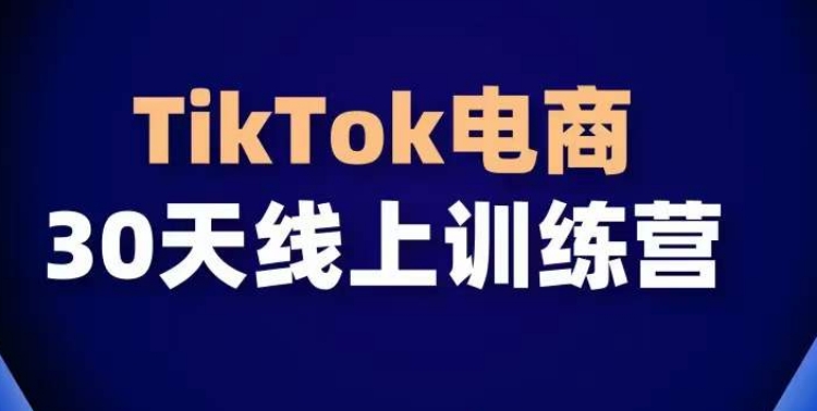 TikTok电商带货30天线上课，不可错过的全球流量洼地！-可创副业网