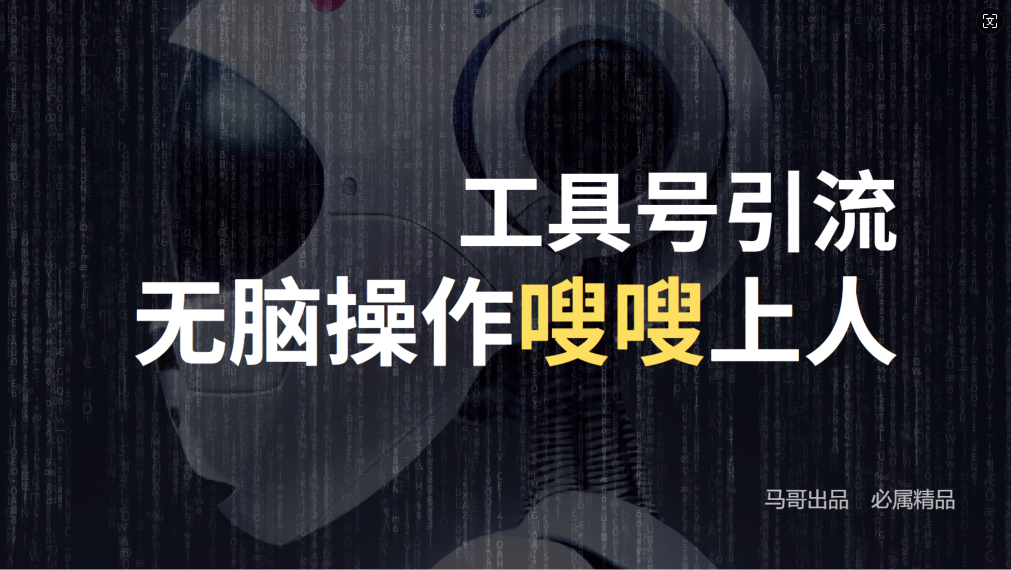 24年抖音最新工具号日引流300+创业粉，日入5000+-可创副业网