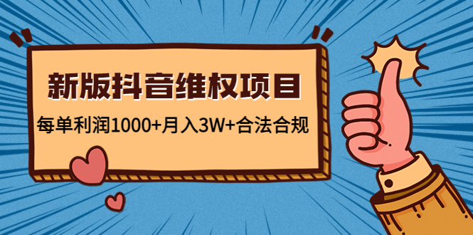 新版抖音维全项目：每单利润1000+月入3W+合法合规！-可创副业网