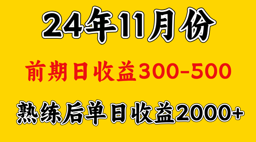 轻资产项目，前期日收益500左右，后期日收益1500-2000左右，多劳多得-可创副业网