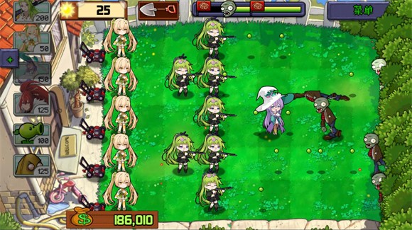 植物娘大战僵尸