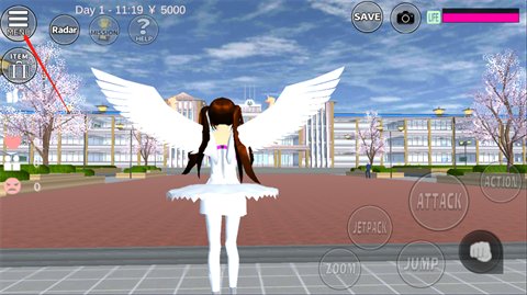 樱花校园模拟器英文版内置菜单